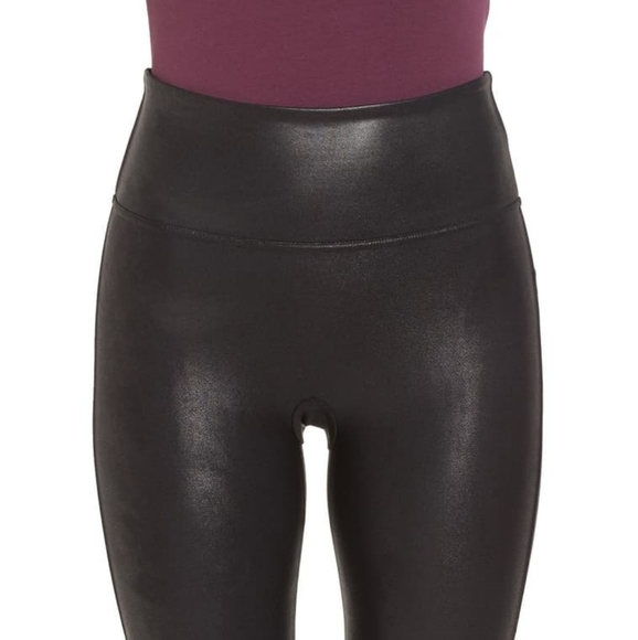 Spanx Faux Leather Leggings size X1 - Picture 5 of 15